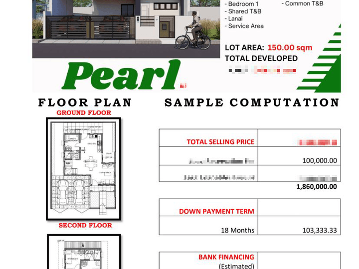 Single House and Lot For Sale PACIFIC PARKPLACE VILLAGE Dasma Cavite near Molino Paliparan