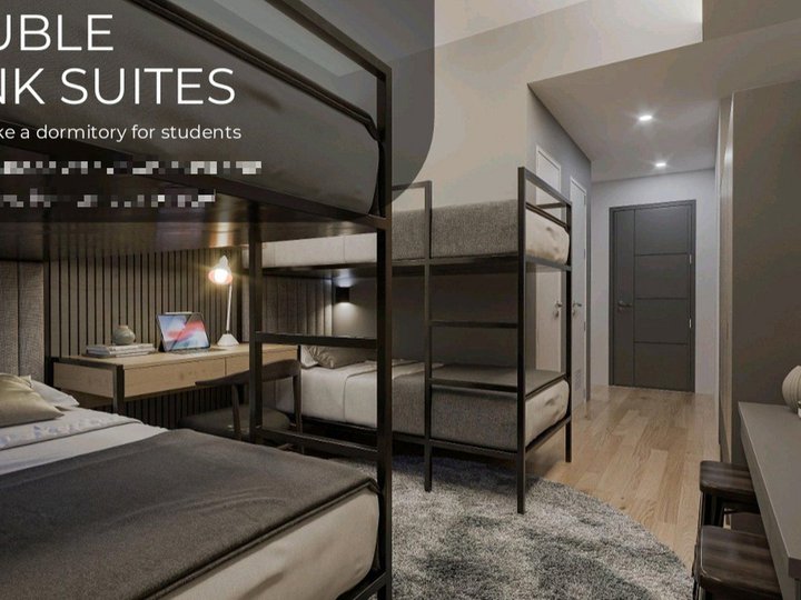 Double bunk suites 21.1sqm for sale in Pasay City