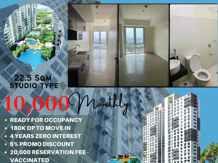 10K monthly Only Ready for Occupancy 180K Downpayment Condo Near Ortig