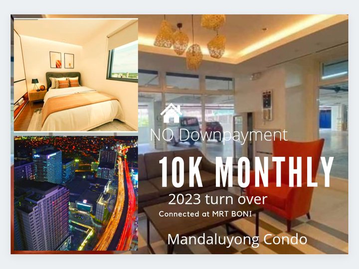 Mandaluyong Condo Pre selling 22.36sqm Non Vat 10K Connected at MRT Bo