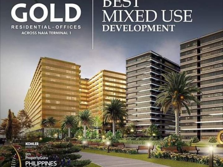 GOLD RESO - Residential Office  Across NAIA Terminal 1 (former Casin