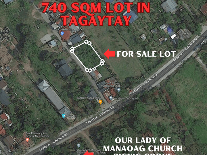 740 sqm LOT for SALE WALKING DISTANCE TO PICNIC GROVE!!