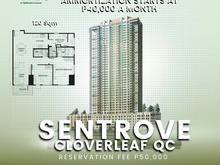 120 sqm 3-bedroom Prime Condo For Sale in Quezon City | Alveo Land
