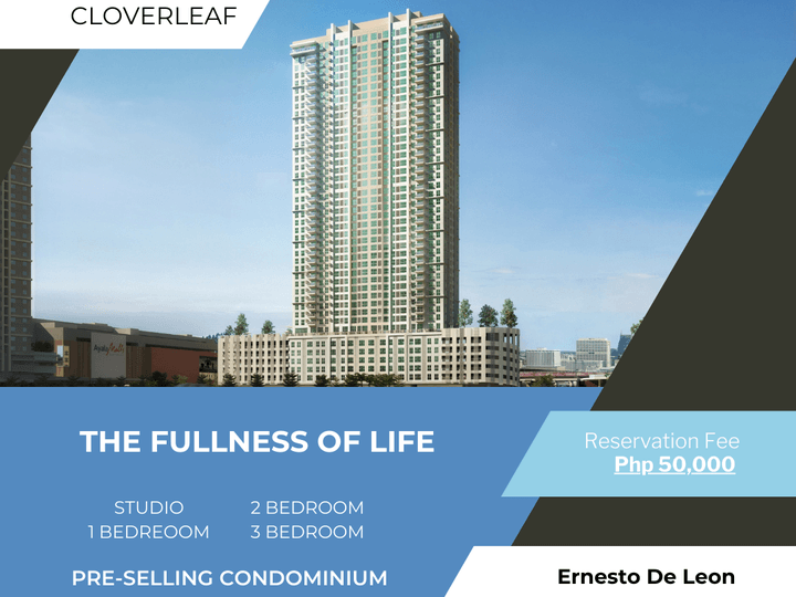 PRE SELLING 1 BEDROOM Condominium in Quezon CITY!!!