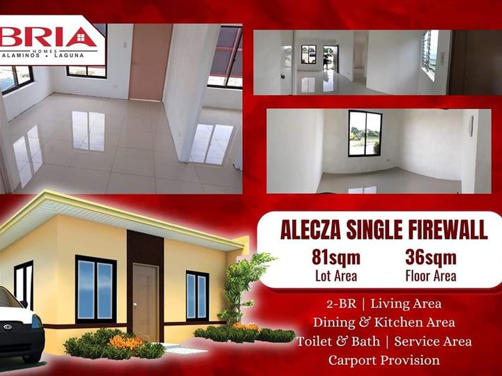 2-Bedroom Single Attached House and Lot in Alaminos, Laguna