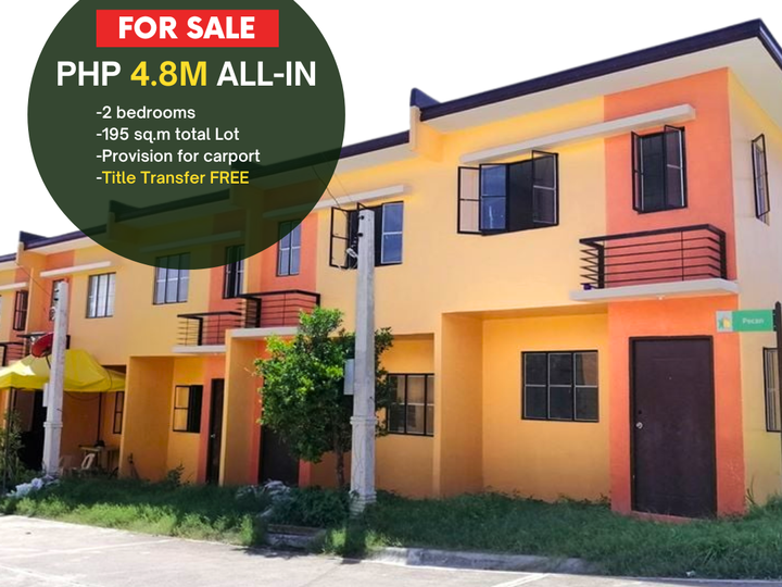 3-bedroom Townhouse For Sale in Carcar Cebu