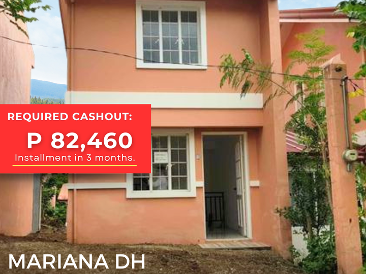 82K Cashout to Move-In| Single Firewall 2BR,1TB in Talisay City, Cebu