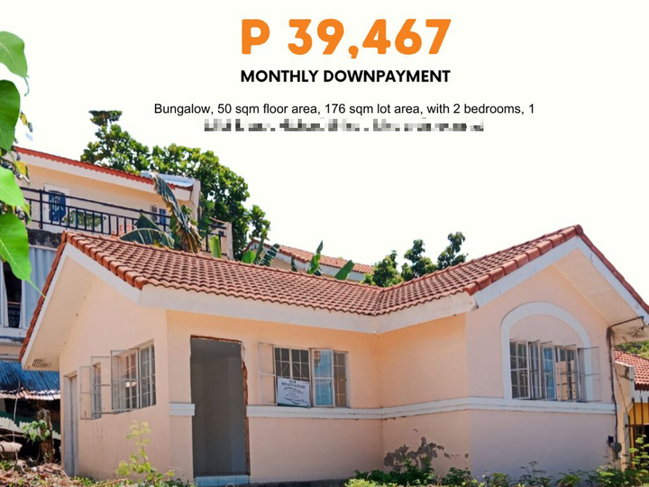 Discounted 2-bedroom House For Sale in Talisay Cebu (39K/ mo)