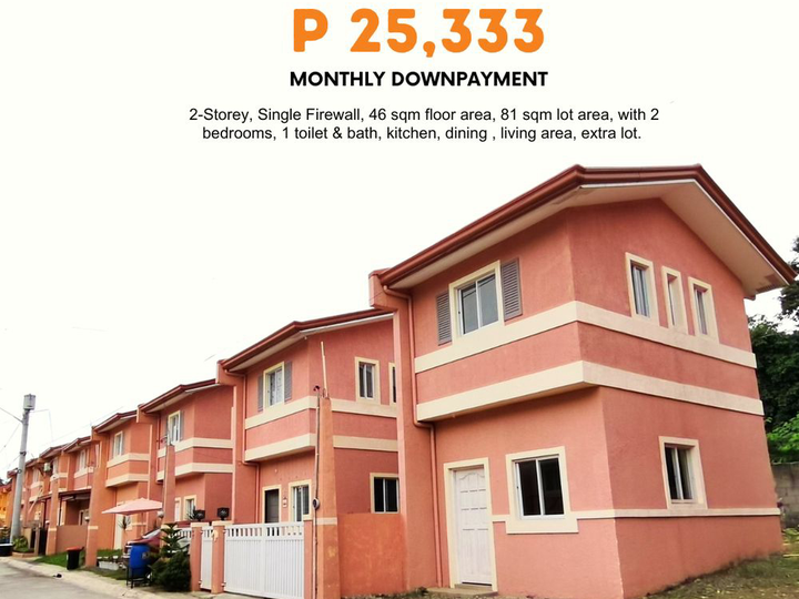 Discounted 2-bedroom Single Detached House For Sale in Talisay Cebu (25/mo)