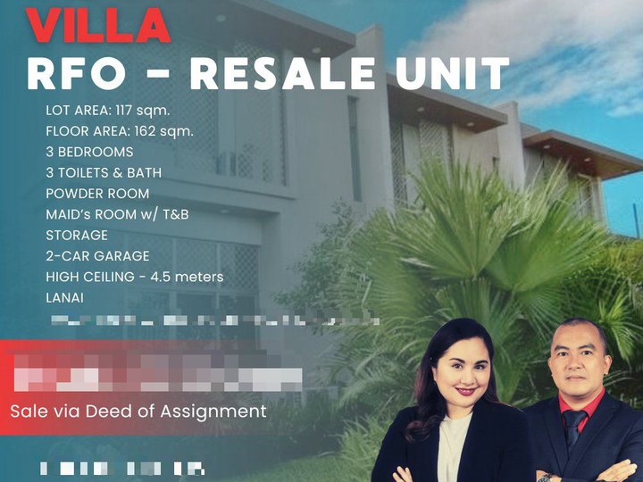 3-bedroom RFO Resale Townhouse at Sevina Park Villas in Binan Laguna