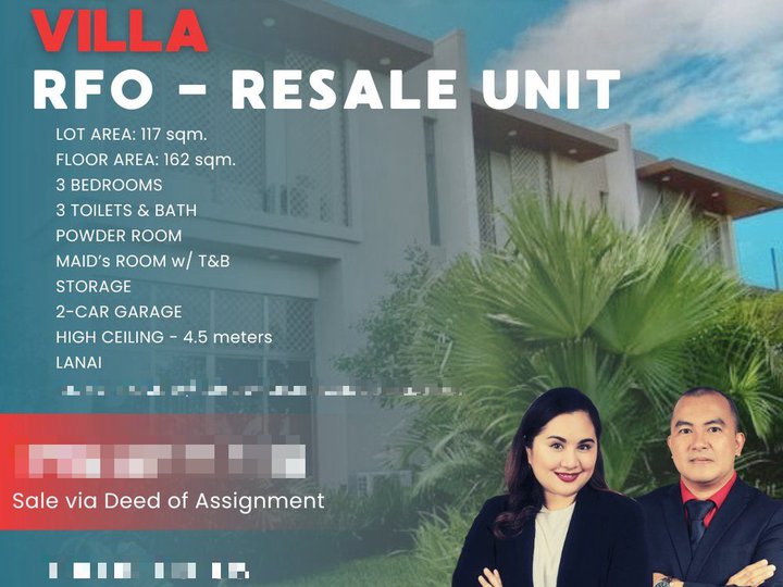 3-bedroom RFO Resale Townhouse at Sevina Park Villas in Binan Laguna