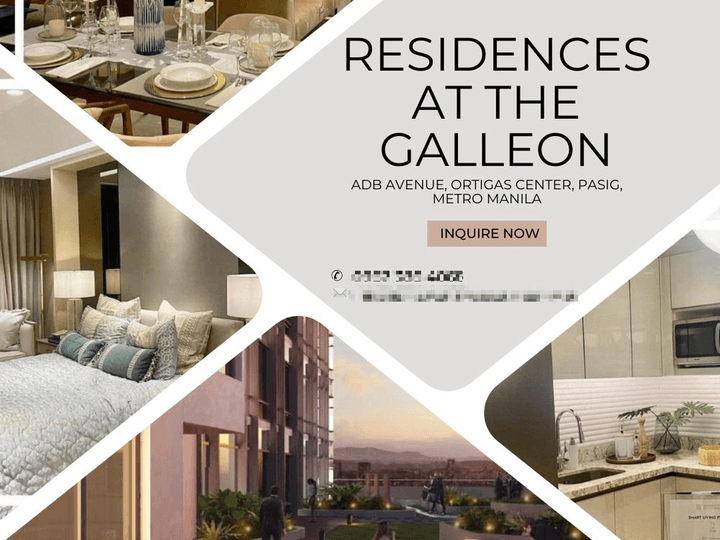 Residences At The Galleon 112sqm 2-BR Condo For Sale in Ortigas Pasig