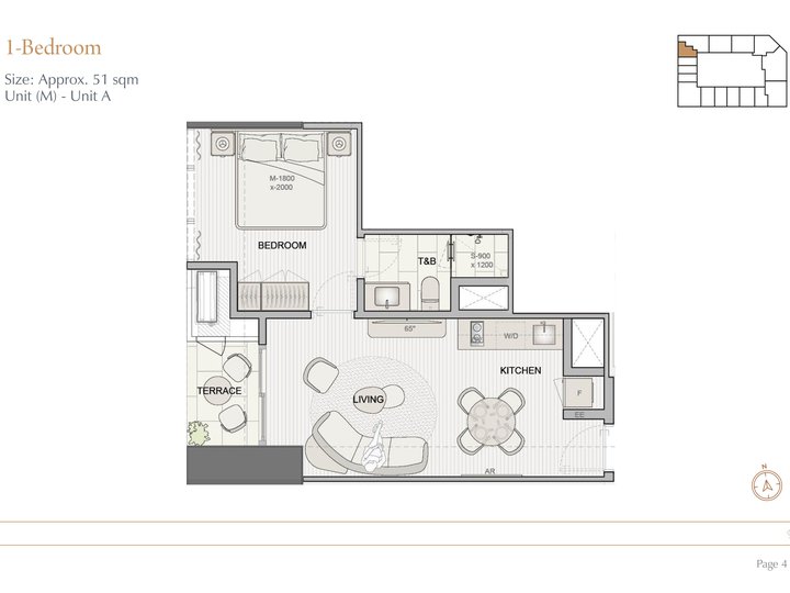 Pre-Selling Shang Summit 51.00 sqm 1-bedroom condo in Quezon City