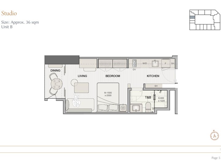 Pre-selling Shang Summit 37 sqm Studio unit in Quezon City