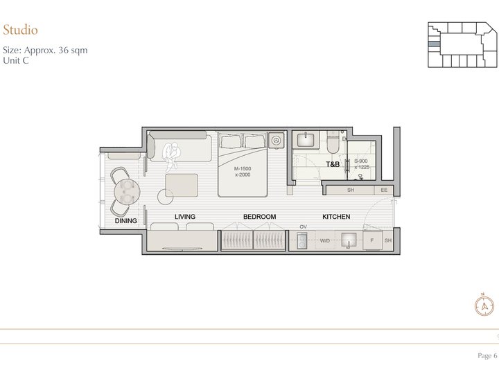 Pre-Selling Shang Summit 37 sqm Studio unit  in Quezon City