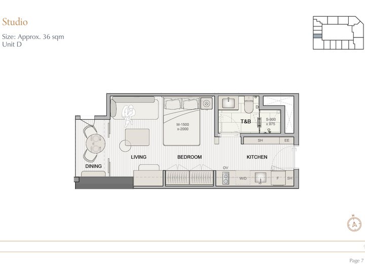 Pre-selling Shang Summit 37 sqm Studio unit in Quezon City