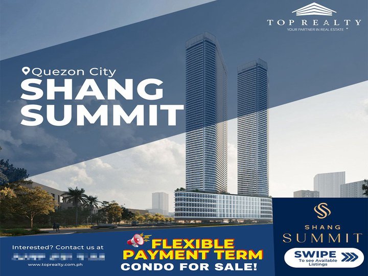 Brand New Condo for Sale in Quezon City, Metro Manila at Shang Summit by Shang Properties