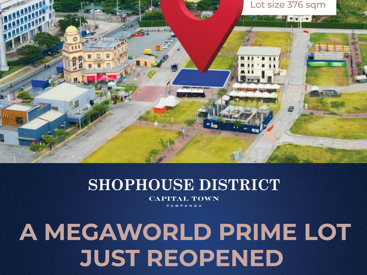 Commercial Lot For Sale in Pampanga Capital Town by Megaworld
