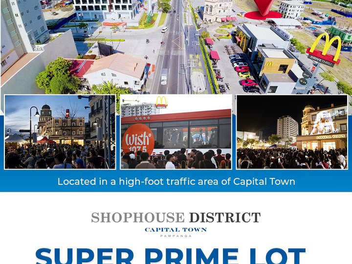 Shophouse for sale in Capital Town Pampanga by Megaworld Corporation