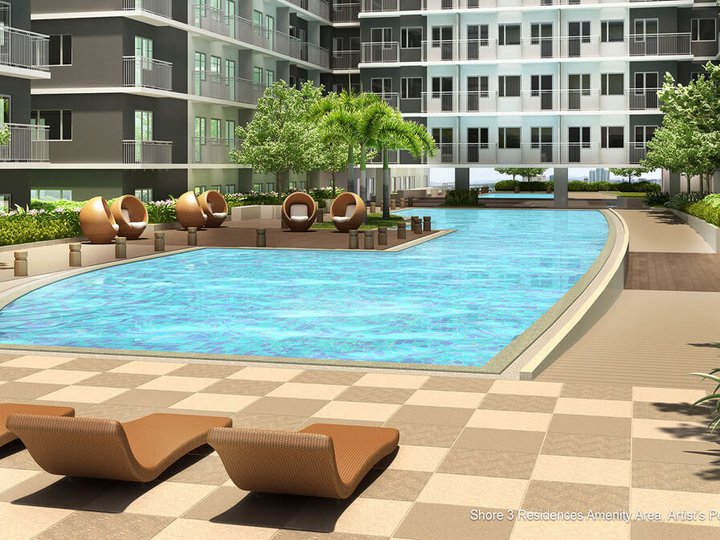 1 bedroom 5% DP to move-in 26k monthly MOA RFO Condo SMDC Shore 3