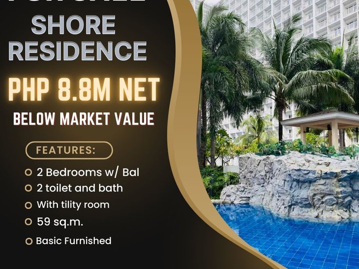 Pre-Owned 59.00 sqm 2-bedroom Residential Condo For Sale in Manila Bay Pasay