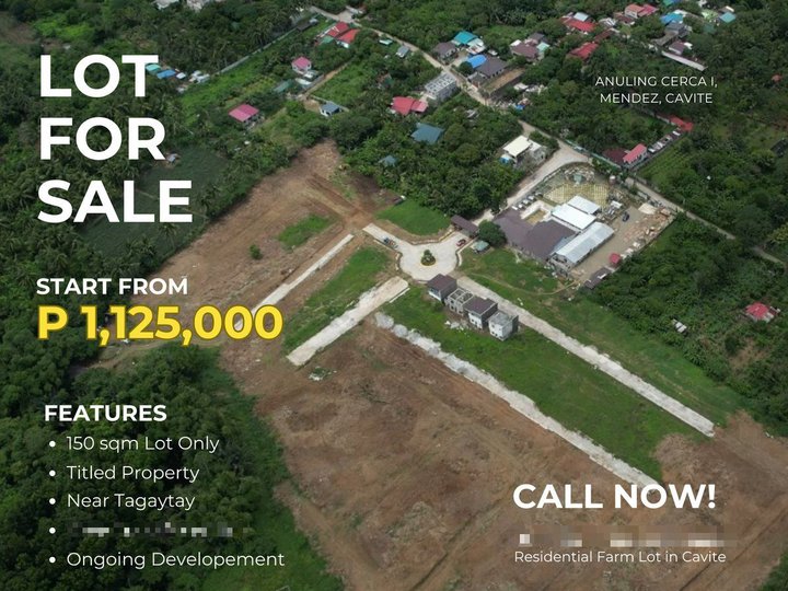 150 sqm Residential Lot For Sale in Mendez Nunez Cavite