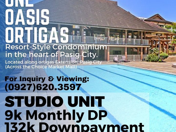 Rent to own condominium along Ortigas Pasig ONE OASIS ORTIGAS