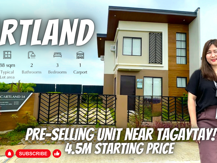 FULLY FINISHED 3 BEDROOM CARTLAND UNIT  SINGLE ATTACHED HOUSE FOR SALE IN NASUGBU BATANGAS
