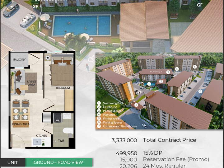 Invest now! 1 Bedroom Unit at Camella Manors SJDM