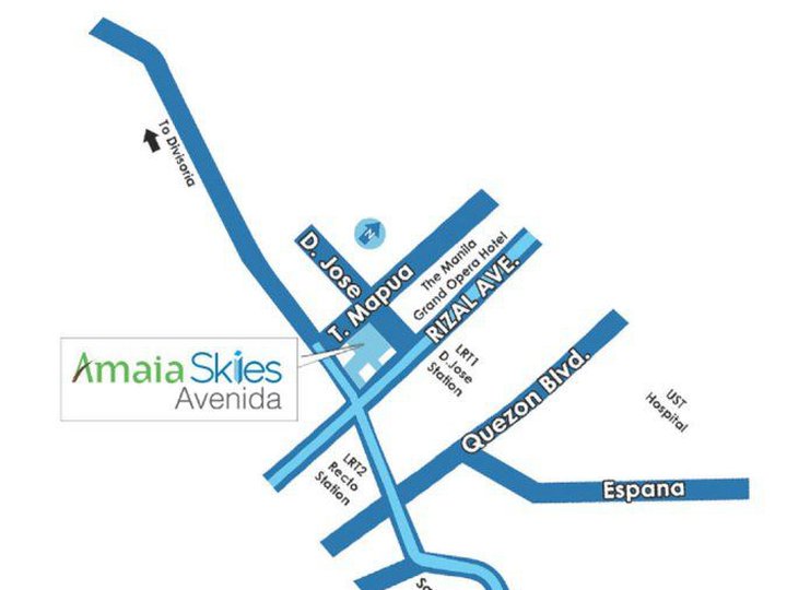 AFFORDABLE CONDOMINIUM WITH 1 BR FOR SALE IN AMAIA SKIES AVENIDA STA CRUZ MANILA