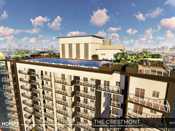 DMCI The Crestmont 57.00 sqm 2-bedroom Residential Condo For Sale in Quezon City
