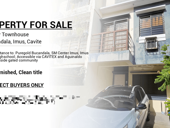 3-storey Townhouse For Sale by Owner in La Terraza Villas, Bucandala I, Imus, Cavite