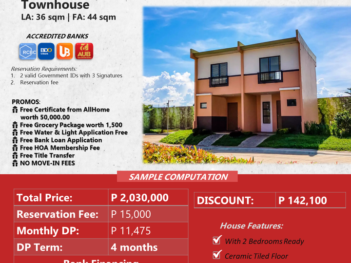 2-bedroom Single Detached House For Sale in Tagum Davao del Norte