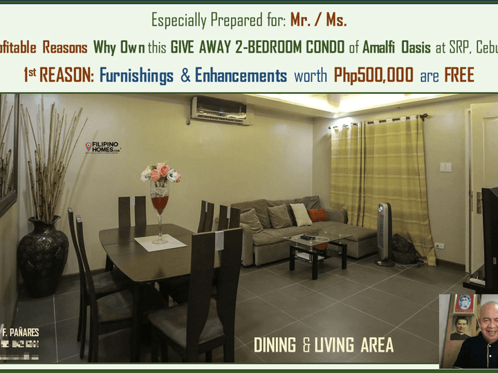 Furnished 56.80 sqm 2-bedroom Condo For Sale By Owner