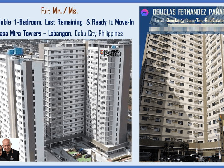 Brandnew and the Last Remaining Unit at CM Towers-Labangon, Cebu City.