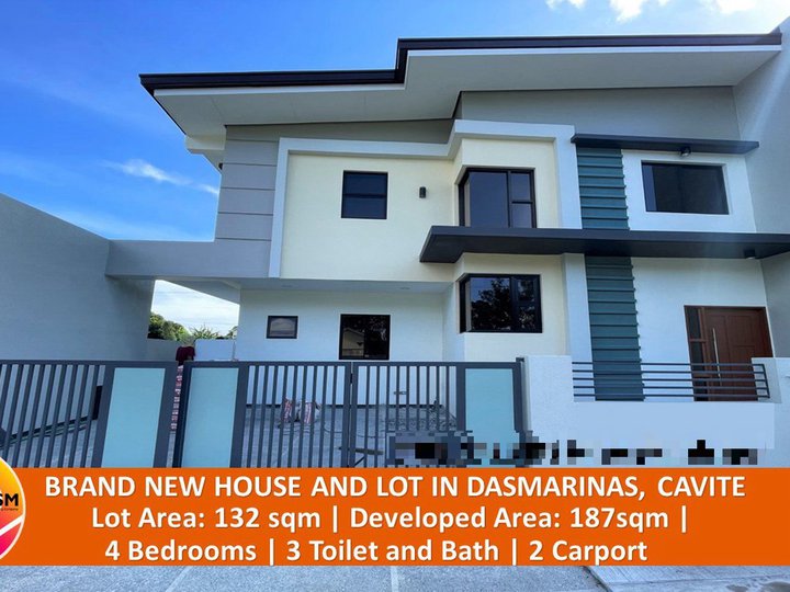 BRAND NEW SINGLE DETACHED HOUSE AND LOT IN DASMARINAS CAVITE
