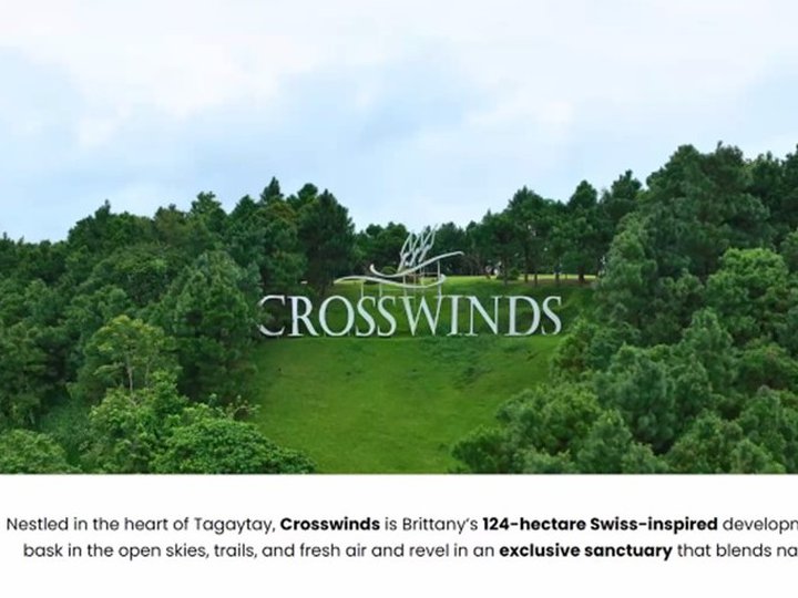 394 sqm Residential Lot For Sale in Crosswinds Tagaytay