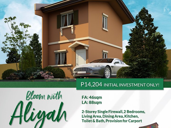2 Bedroom Pre Selling House and Lot near Metro Manila