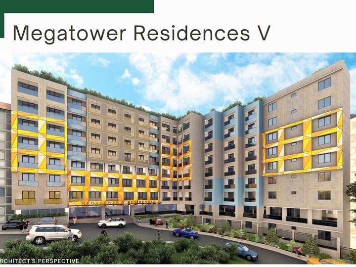 Megatower V 45.48 sqm Preselling 1 Bedroom with Balcony Condo For Sale in Baguio Benguet