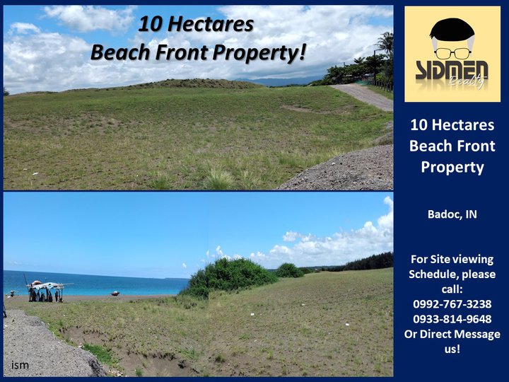 10 Hectares Beach Front property! Located in Badoc Ilocos Norte
