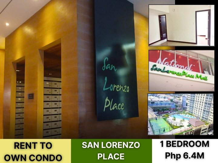 Ready For Occupancy 1 Bedroom Makati rent to own condo, San Lorenzo Place, near MRT EDSA MAGALLANES