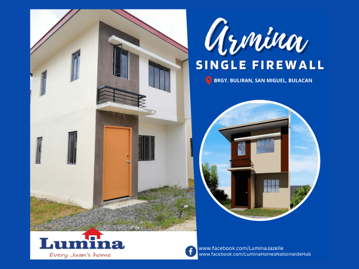 3-BR Armina Single Firewall for Sale | Lumina San Miguel Bulacan