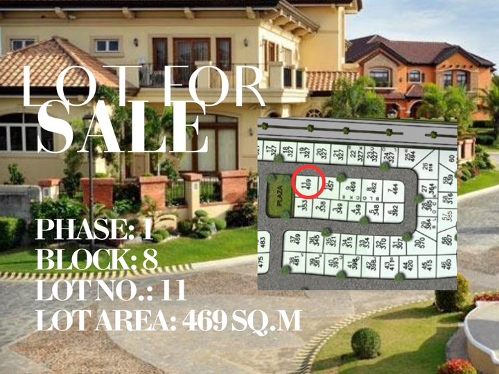 469 sqm - Residential Luxury Lot for Sale in Vista Alabang