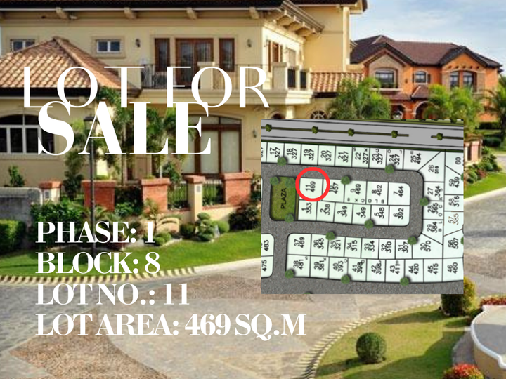 469 sqm Residential Luxury Lot for Sale in Las Piñas, Metro Manila