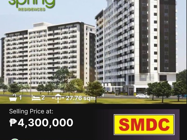 For Sale 2BR Unit at Spring Residences by SMDC