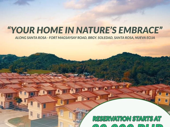 Your home in nature's embrace, Camella Santa Rosa.