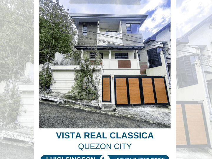 RENOVATED HOUSE AND LOT FOR SALE VISTA REAL CLASSICA QUEZON CITY