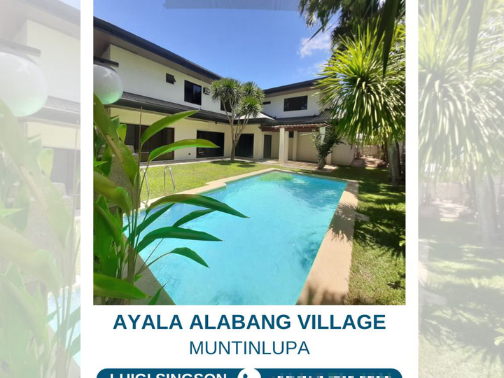 ayala alabang house for rent with pool muntinlupa