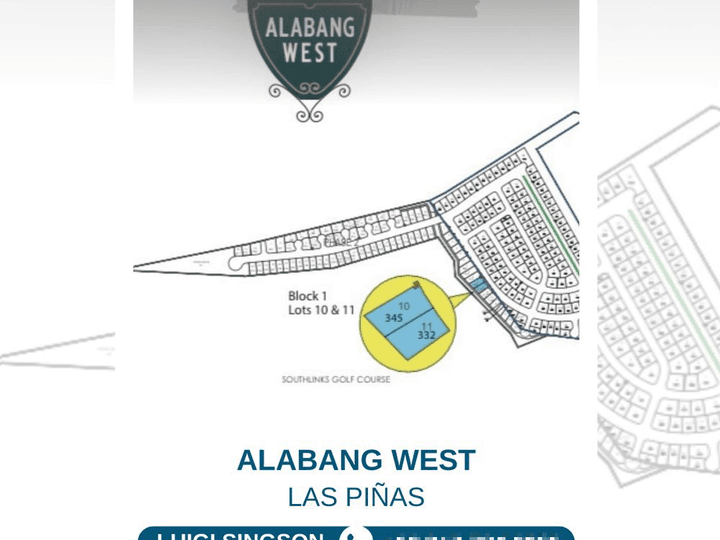 ALABANG WEST LOT FOR SALE LAS PINAS