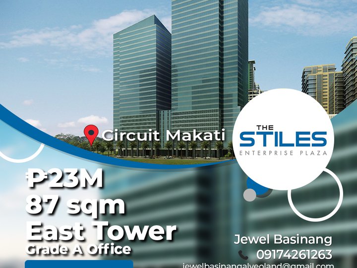 100 sqm Office Space For Sale in The Stiles Enterprise Plaza | Makati